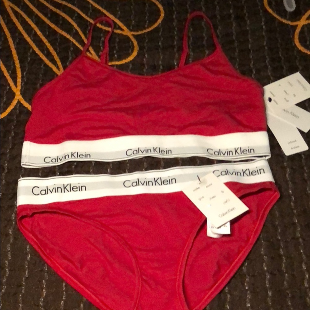 New Calvin Klein underwear and bralette